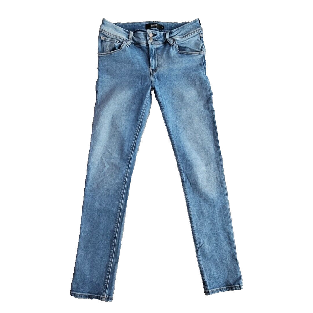 Hudson Los Angeles Jeans Women's Size 30 (30x28)‎ Blue Collin Skinny Flap Pocket